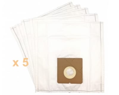 Bolsas para aspiradora HELKINA EUP100CS - Paquete de 5 bolsas de microfibra