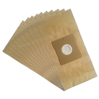 Sacs aspirateur DE SINA XS 110 D - Lot de 10 sacs en Papier