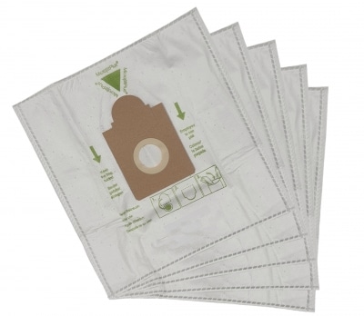 Bolsas para aspiradora EUROLEM BLUE1800 - Pack de 5 bolsas de microfibra