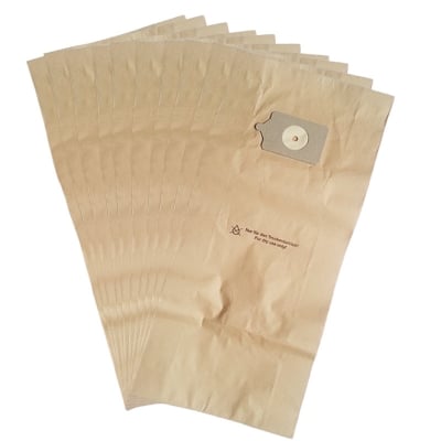 Sacs aspirateur NUMATIC NVDQ 572 - Lot de 10 sacs en Papier