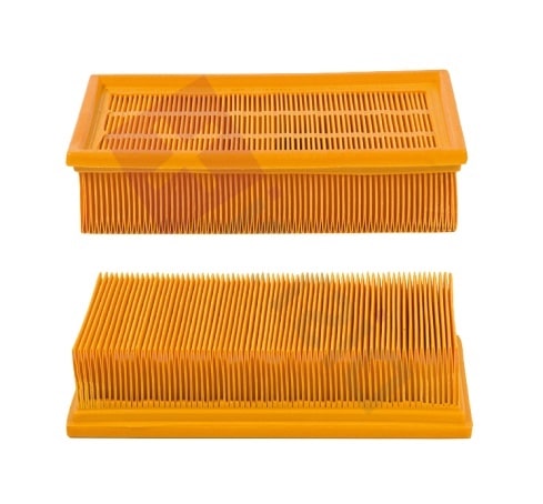 Filtre aspirateur plissé et plat pour KARCHER NT55/1 Tact Te