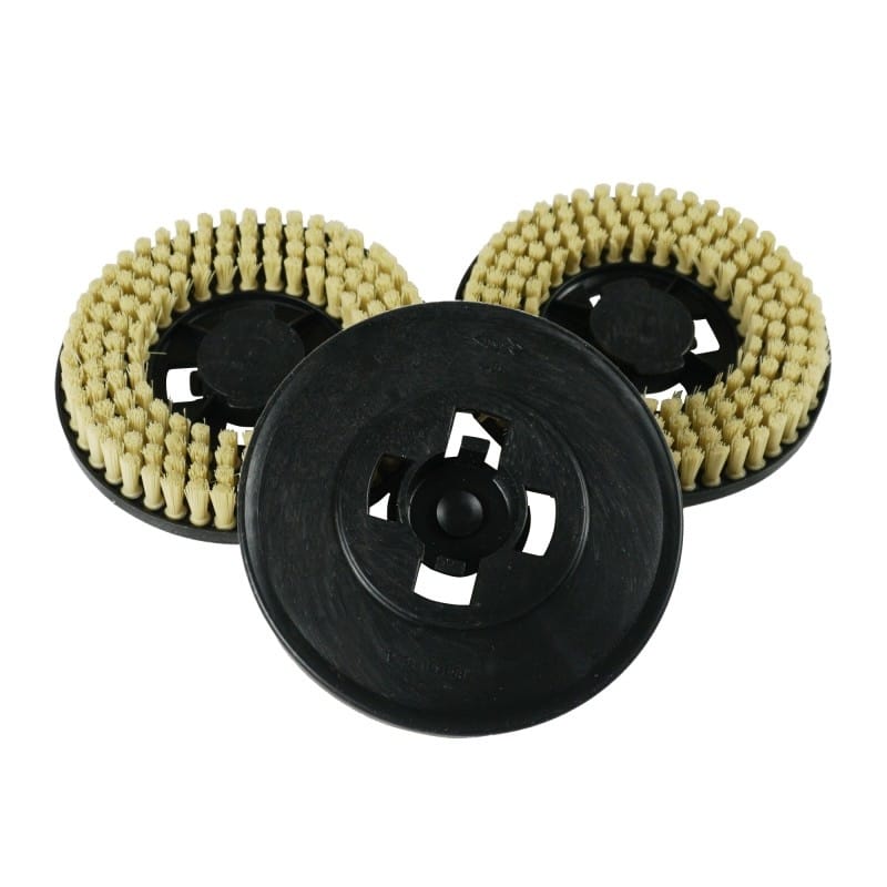 Disque de brosse pour cireuse TORNADO CHAMBORD LC 500 C - Lot de 3 brosses en nylon