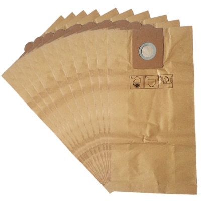 Bolsas de papel para aspiradora NILFISK VL 200 20L - Paquete de 10 bolsas