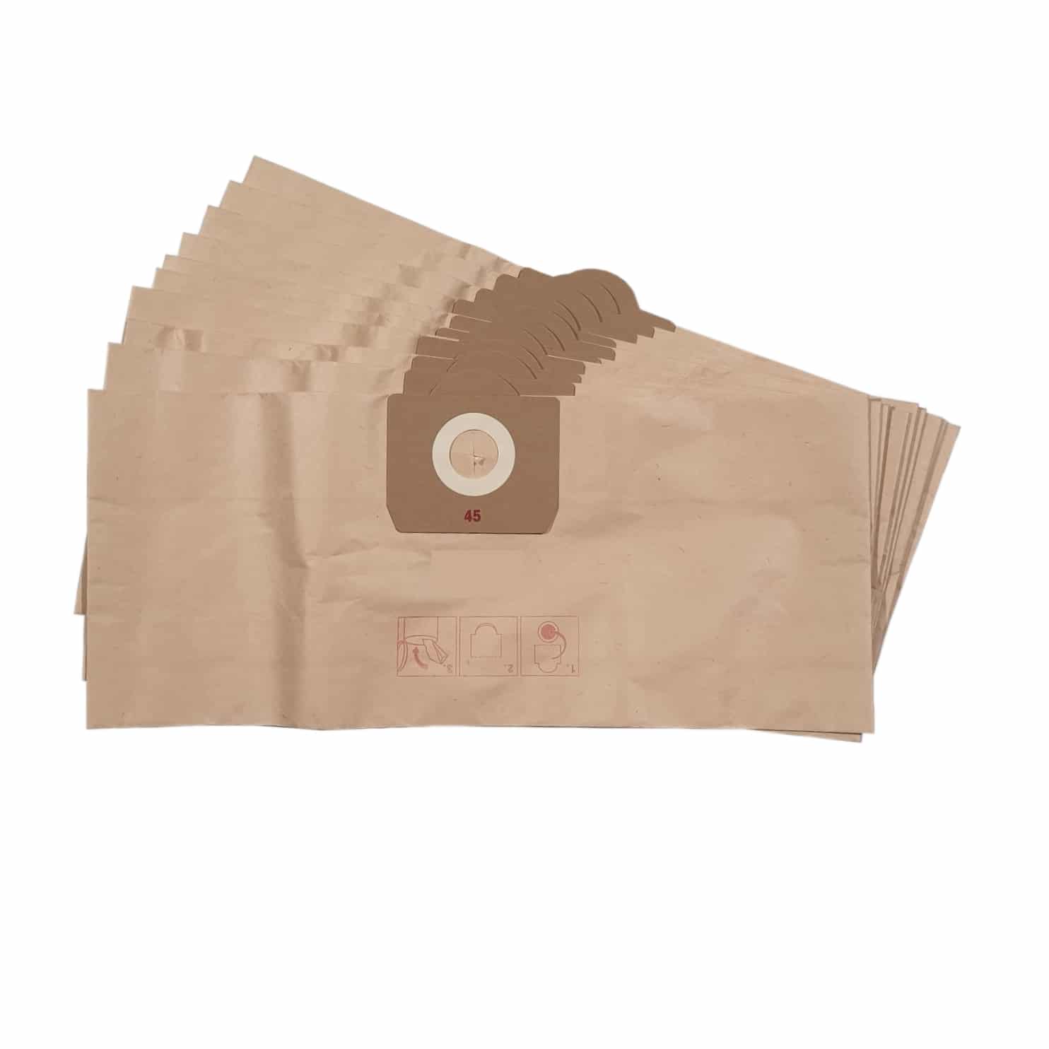 Sacs aspirateur ICA GC 1/35 - Lot de 10 sacs en Papier