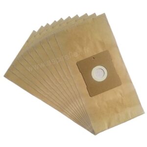 Sacs aspirateur BESTRON DV 1600 EC - Lot de 10 sacs en Papier