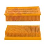 Filtre aspirateur plissé et plat pour KARCHER KM70/30 C BP Pack Adv