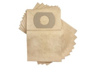 Sacs aspirateur FIRSTLINE 4107-9 (avec sac tissu) - Lot de 10 sacs en Papier