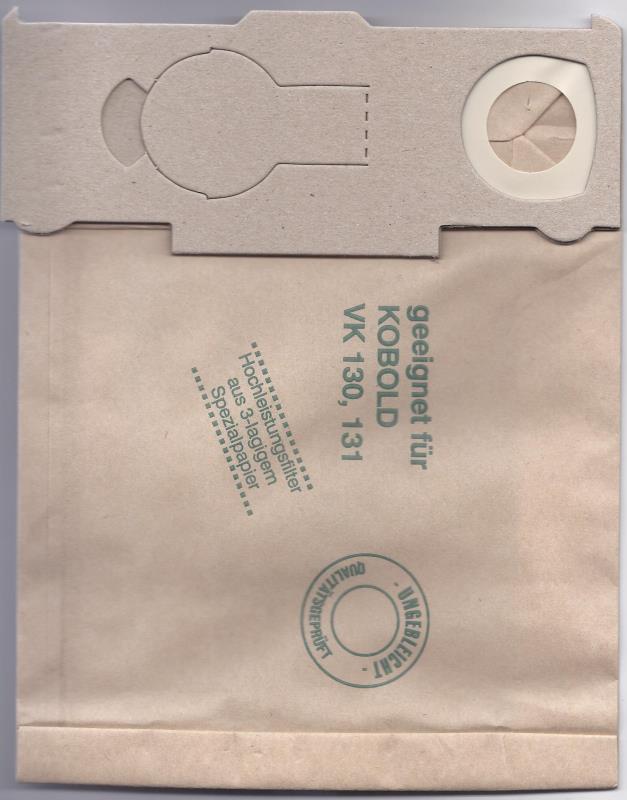 Sacs pour aspirateur VORWERK FP 131 - Lot de 5 sacs en Papier