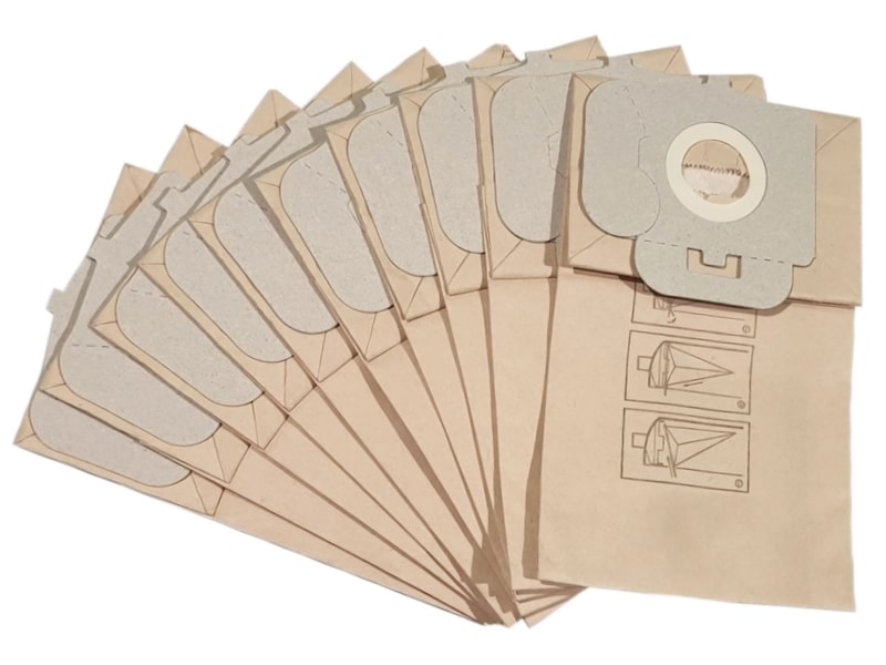 BLUEWIND 806335 Bolsas para aspiradora - Paquete de 10 bolsas de papel