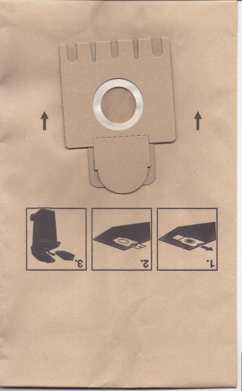 Sacs aspirateur MIELE S 600 à S 699 - Lot de 5 sacs en Papier