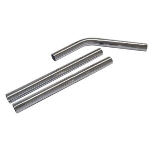 Kit Tubes Aspirateur NILFISK MAXXI 375 - 2 Tubes + 1 Coude acier chromé - Diam. 38mm