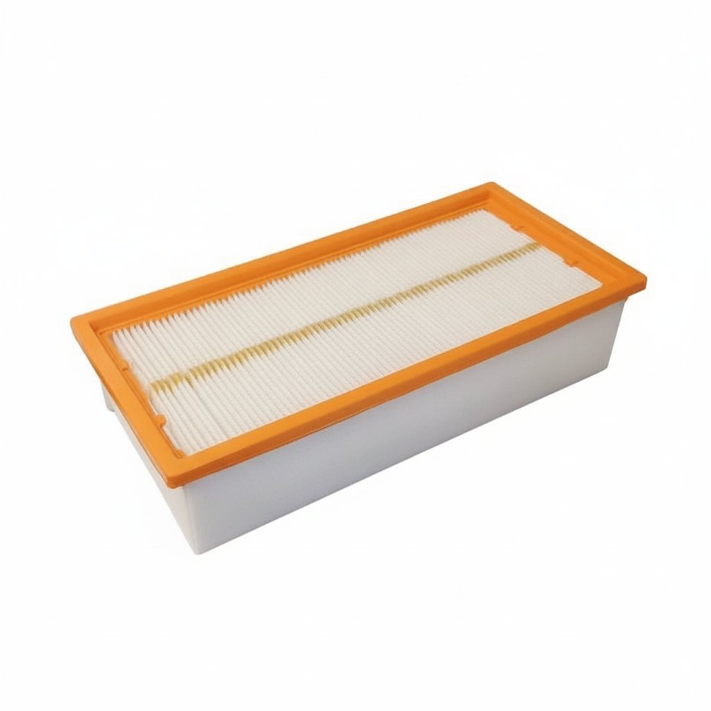 Filtre aspirateur KARCHER NT 65/2 Eci - Plissé plat polyester, 300 x 140 mm